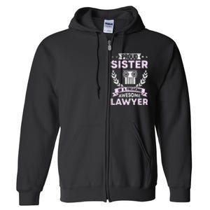 Justice Lawyer Jurist Attorney Prosecutor Paralegal Sister Full Zip Hoodie