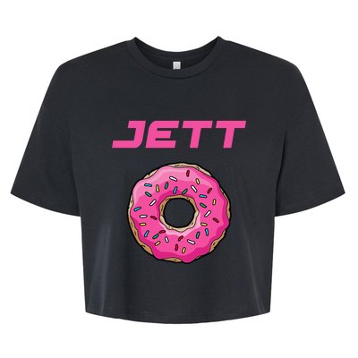 J.E.T.T L.A.W.R.E.N.C.E Jl18 Motocorss Supercross Donut Bella+Canvas Jersey Crop Tee