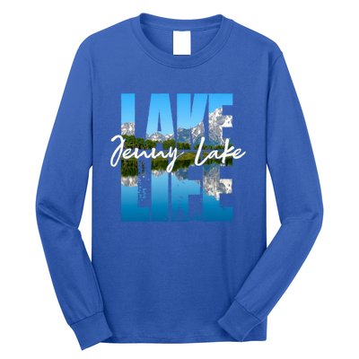 Jenny Lake Lakes Lake Life Kayaking Camping Kayak Basin Funny Gift Long Sleeve Shirt