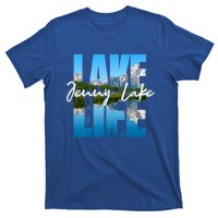 Jenny Lake Lakes Lake Life Kayaking Camping Kayak Basin Funny Gift T-Shirt