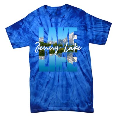 Jenny Lake Lakes Lake Life Kayaking Camping Kayak Basin Funny Gift Tie-Dye T-Shirt