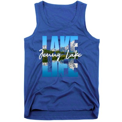 Jenny Lake Lakes Lake Life Kayaking Camping Kayak Basin Funny Gift Tank Top