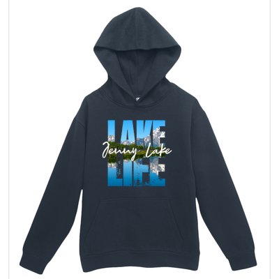 Jenny Lake Lakes Lake Life Kayaking Camping Kayak Basin Funny Gift Urban Pullover Hoodie