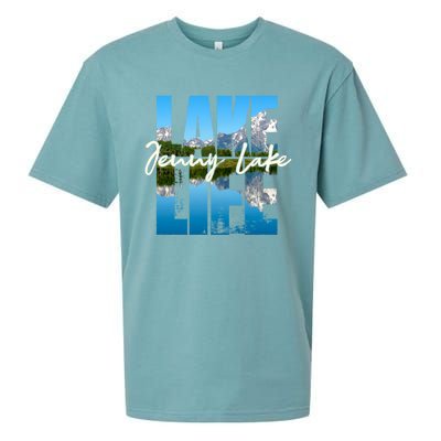 Jenny Lake Lakes Lake Life Kayaking Camping Kayak Basin Funny Gift Sueded Cloud Jersey T-Shirt