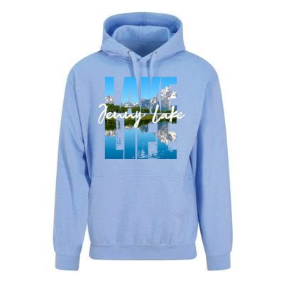 Jenny Lake Lakes Lake Life Kayaking Camping Kayak Basin Funny Gift Unisex Surf Hoodie