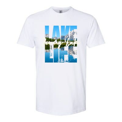 Jenny Lake Lakes Lake Life Kayaking Camping Kayak Basin Funny Gift Softstyle CVC T-Shirt