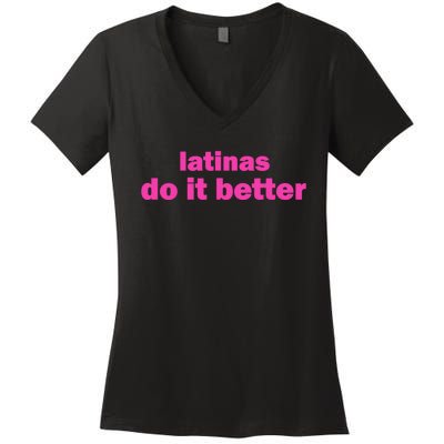 Juliette Latinas Lo It Better Women's V-Neck T-Shirt