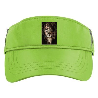 Jesus Lion Lamb Christian Lover Adult Drive Performance Visor