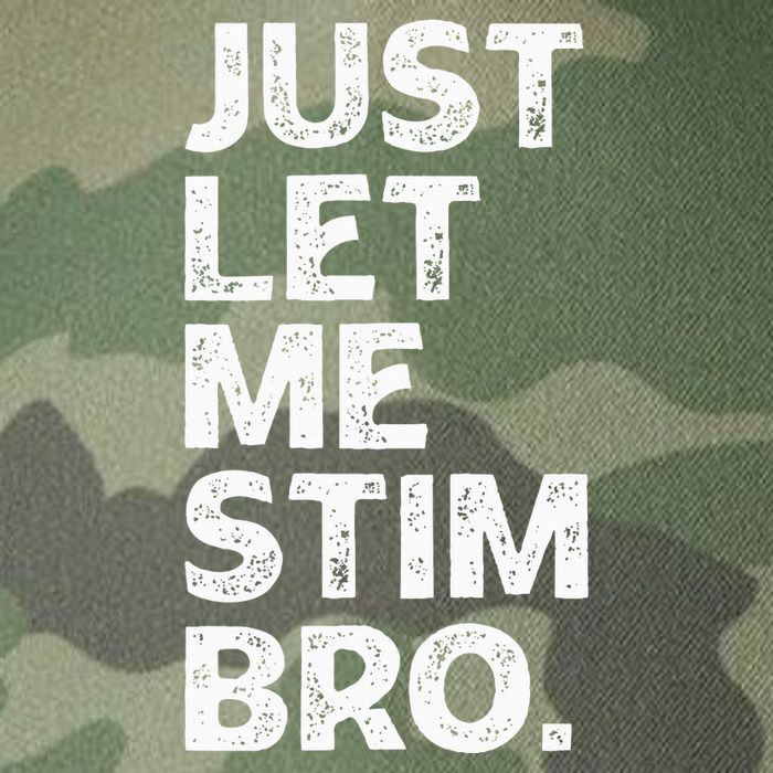 Just Let Me Stim Bro Funny Autism Awareness Month Legacy Tie Dye Trucker Hat
