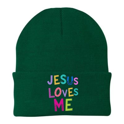 Jesus Loves Me Religious Christian Catholic Church Prayer Knit Cap Winter Beanie