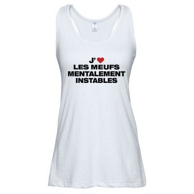 J Les Meufs Mentalement Instables Ladies Essential Flowy Tank