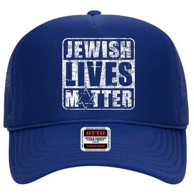 Jewish Lives Matter  Jews Hebrew Israelites Passover Pesach  High Crown Mesh Back Trucker Hat