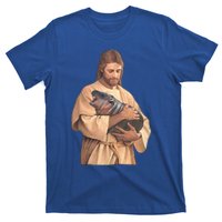 Jesus Loves Moo Deng Bouncy Pig T-Shirt