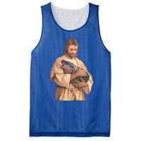 Jesus Loves Moo Deng Bouncy Pig Mesh Reversible Basketball Jersey Tank