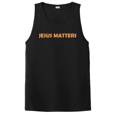 Jesus' Life Matters He Died Ll And He Is My Superhero Funny Gift PosiCharge Competitor Tank