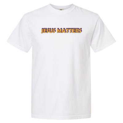 Jesus' Life Matters He Died Ll And He Is My Superhero Funny Gift Garment-Dyed Heavyweight T-Shirt