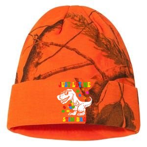 Just Let Me Stim Bro Dinasour Autism Awareness Kati Licensed 12" Camo Beanie