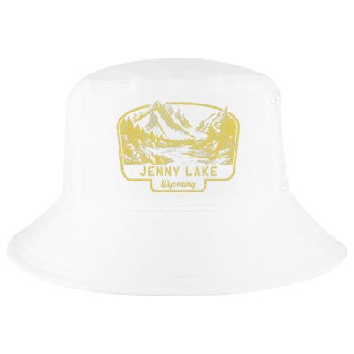 Jenny Lake Mountains Wyoming Hiking Outdoors Vintage Cool Comfort Performance Bucket Hat