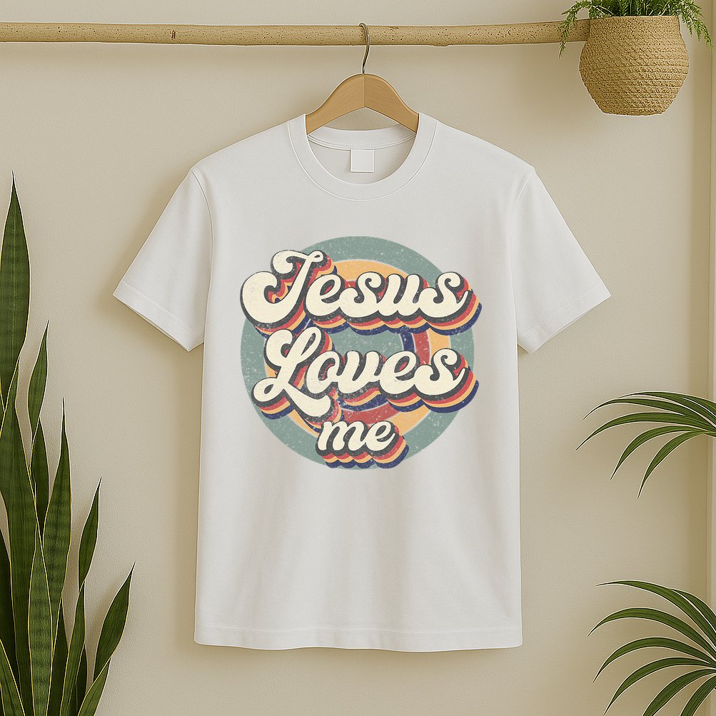Jesus Loves Me Vintage God Christian Believers Lover T-Shirt