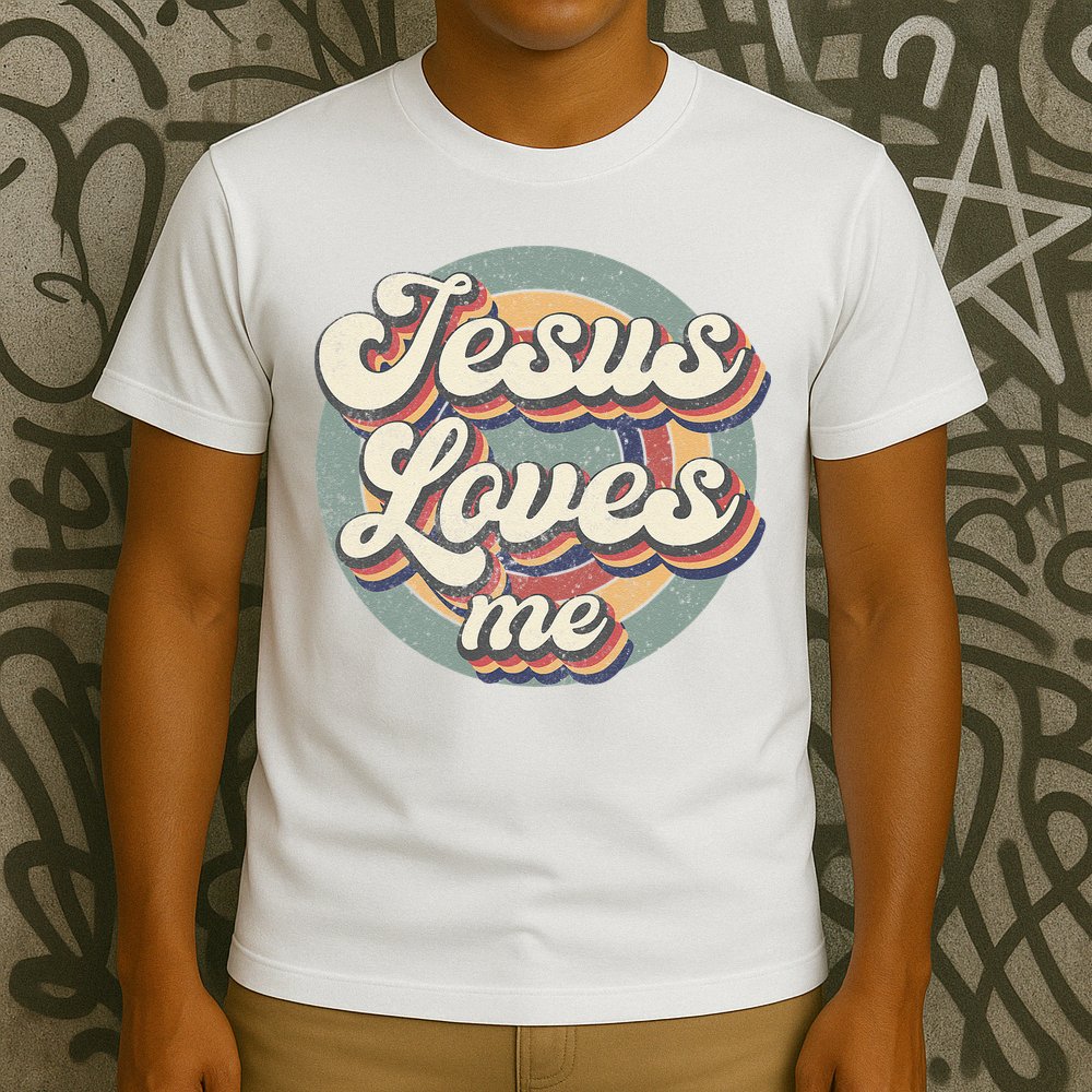 Jesus Loves Me Vintage God Christian Believers Lover T-Shirt