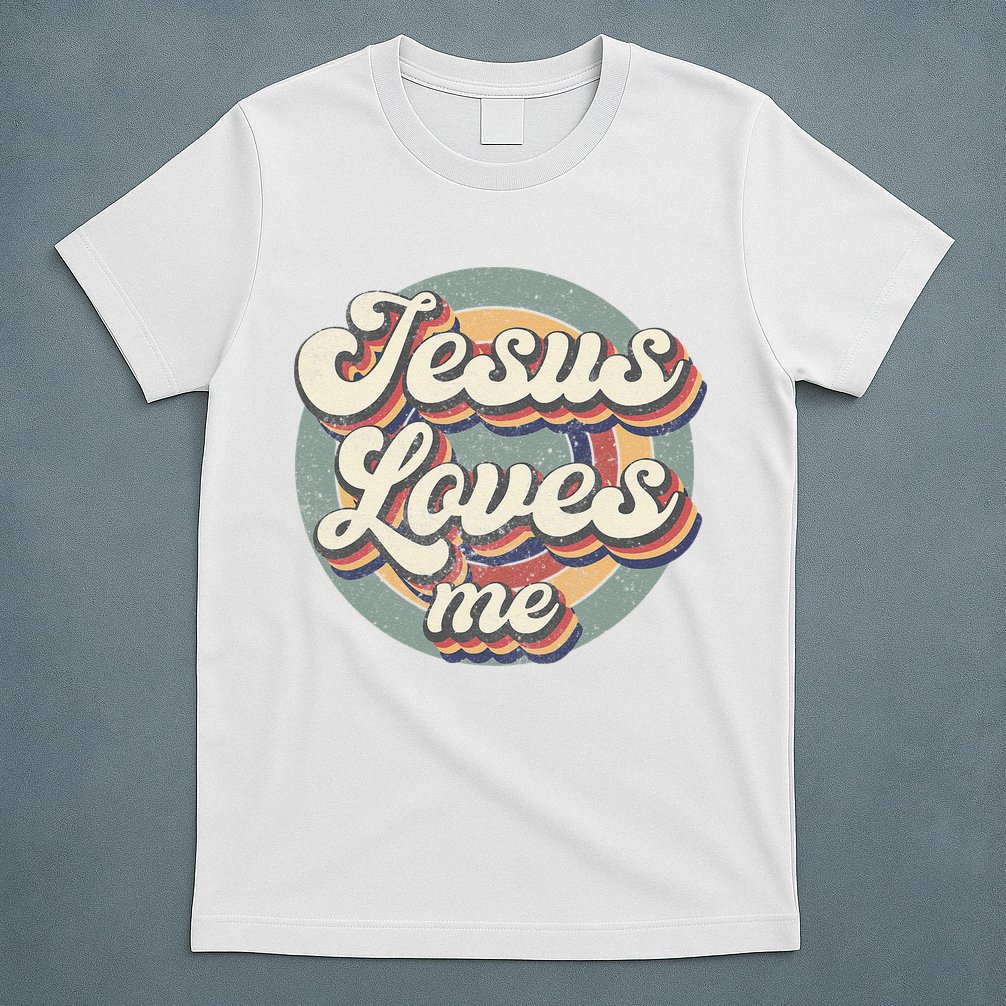 Jesus Loves Me Vintage God Christian Believers Lover T-Shirt