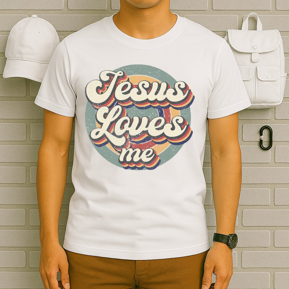 Jesus Loves Me Vintage God Christian Believers Lover T-Shirt