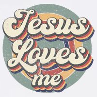 Jesus Loves Me Vintage God Christian Believers Lover Baby Bodysuit