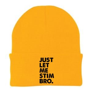 Just Let Me Stim Bro Autism Awareness Knit Cap Winter Beanie