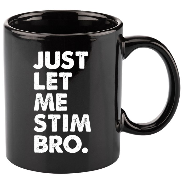Just Let Me Stim Bro Autism Awareness 11oz C Handle Ceramic Mug