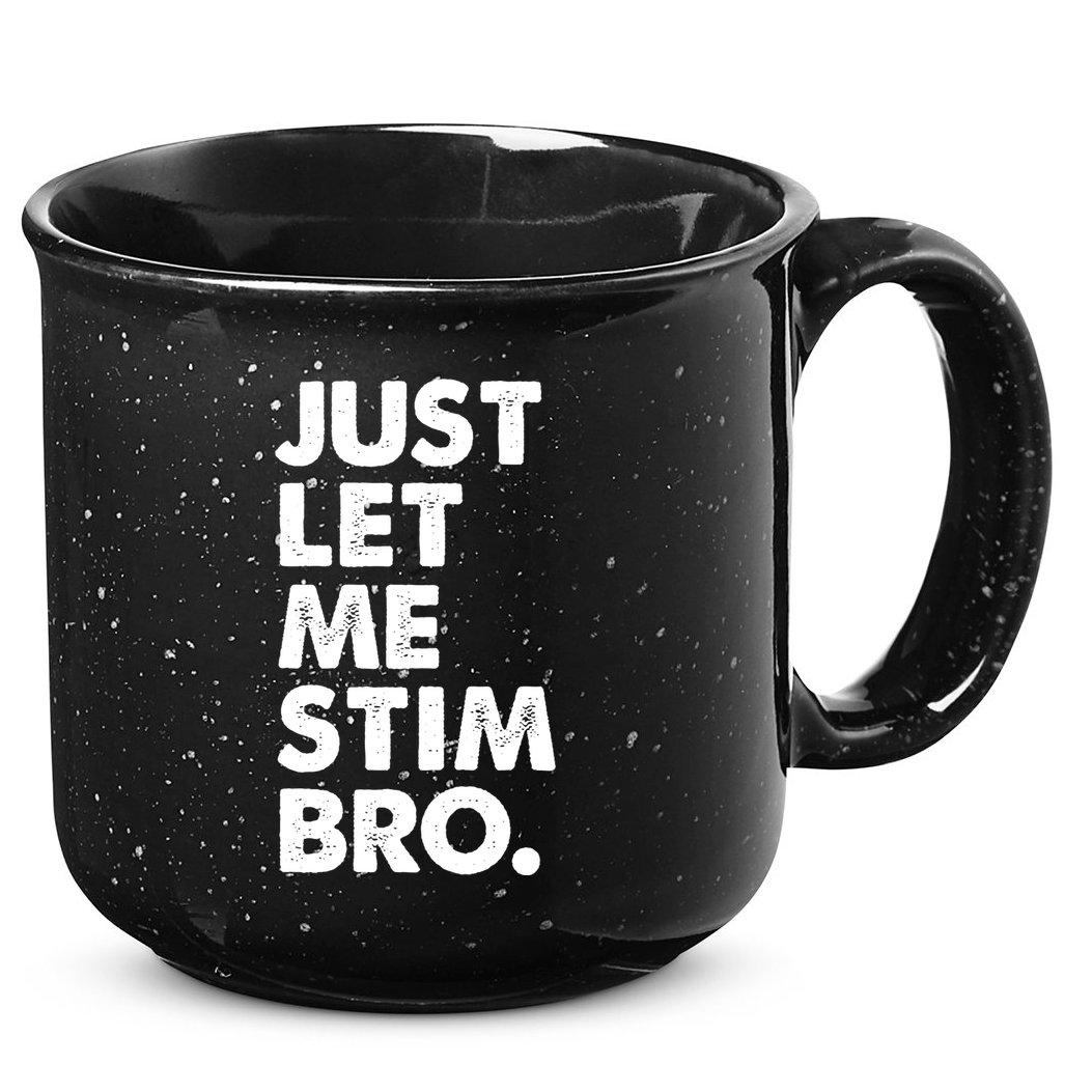 Just Let Me Stim Bro Autism Awareness 15oz Campfire Ceramic Mug