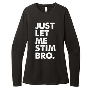 Just Let Me Stim Bro Autism Awareness Womens CVC Long Sleeve Shirt