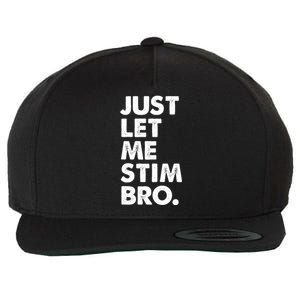 Just Let Me Stim Bro Autism Awareness Wool Snapback Cap