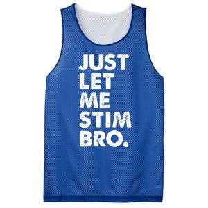 Just Let Me Stim Bro Autism Awareness Mesh Reversible Basketball Jersey Tank