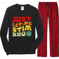 Just Let Me Stim Bro Autism Awareness Long Sleeve Pajama Set