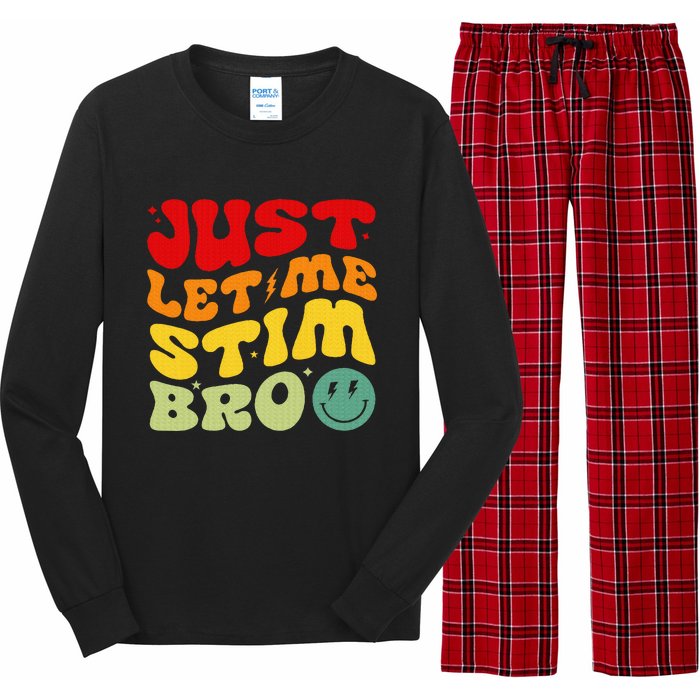 Just Let Me Stim Bro Autism Awareness Long Sleeve Pajama Set