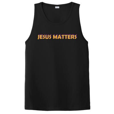 Jesus' Life Matters He Died Ll And He Is My Superhero Gift PosiCharge Competitor Tank