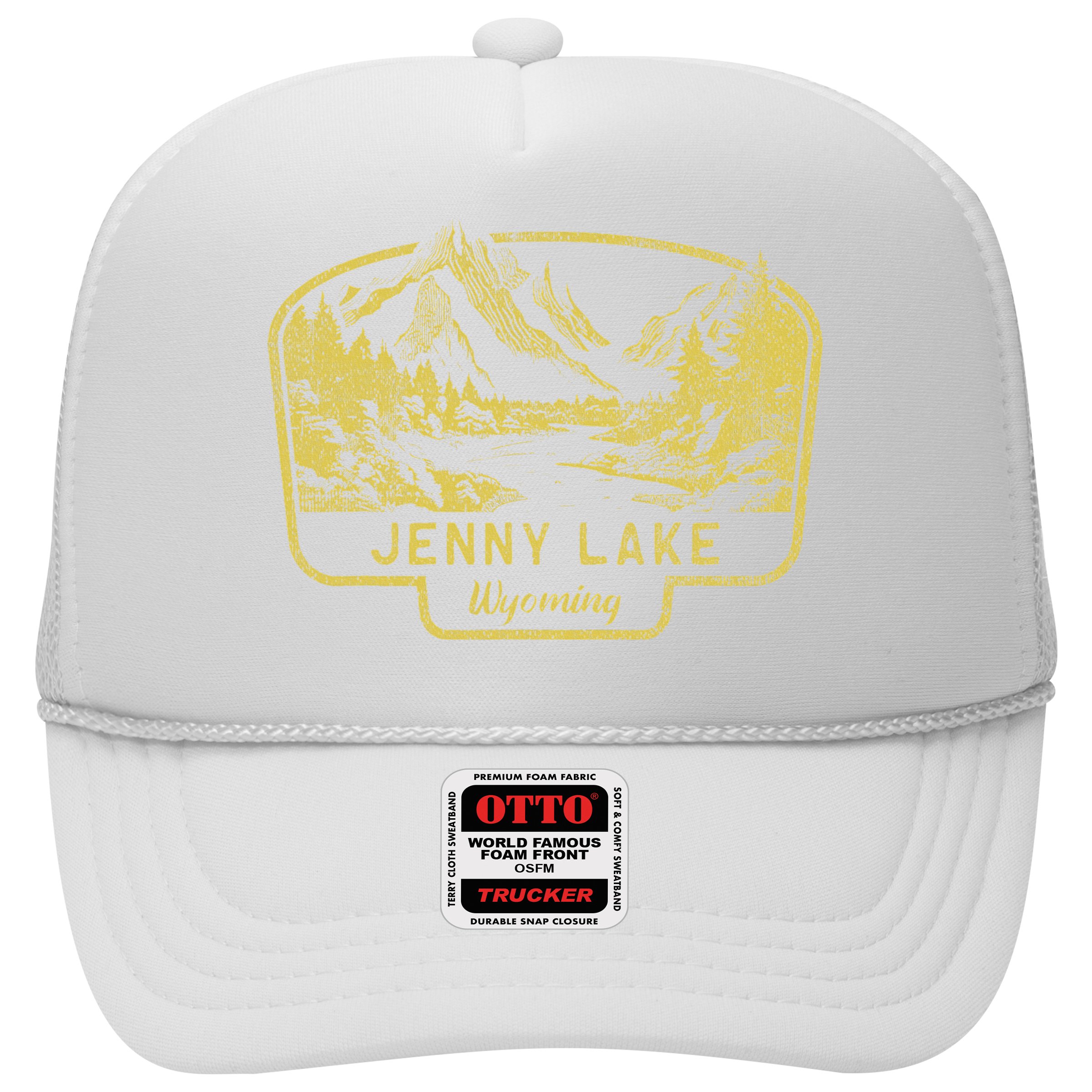 Jenny Lake Mountains Wyoming Hiking Outdoors Vintage Hat