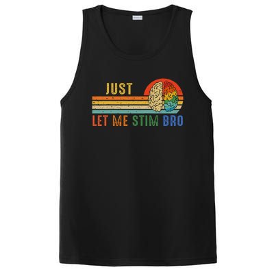 Just Let Me Stim Bro Funny Neurodiversity April PosiCharge Competitor Tank