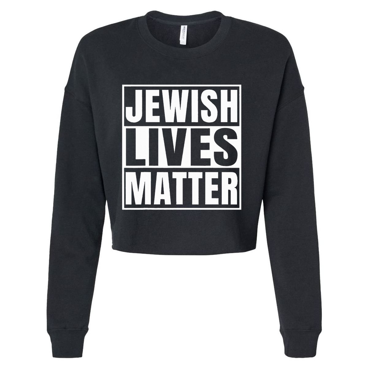 Jewish Lives Matter Hebrew Jews Passover Jewish  Cropped Pullover Crew