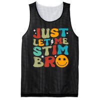 Just Let Me Stim Bro Funny Autism Awareness Autistic Mesh Reversible Basketball Jersey Tank