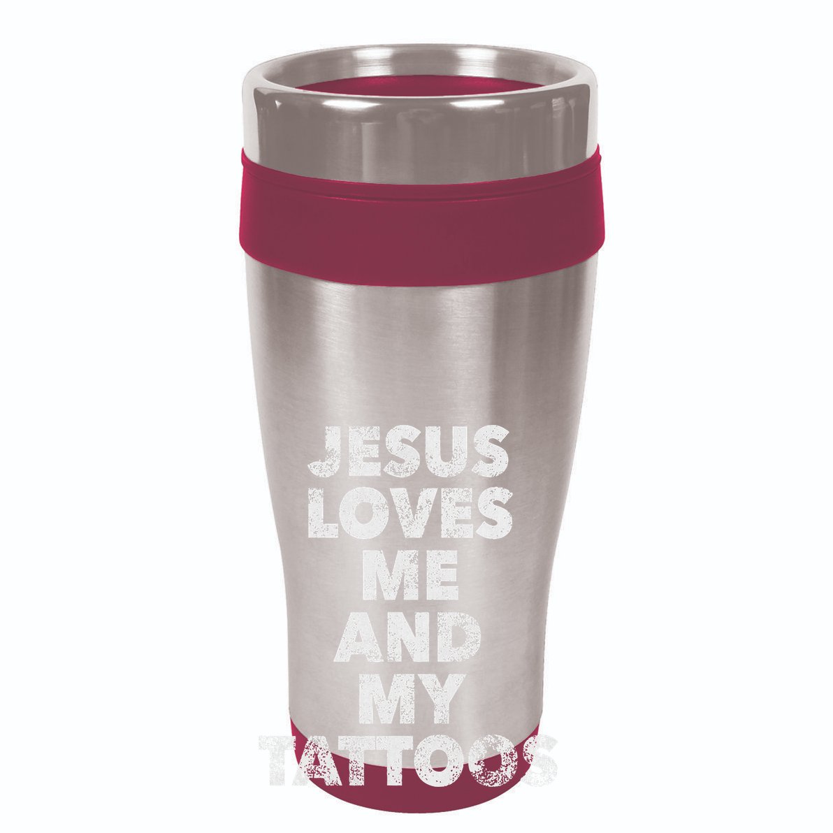 Jesus Loves Me And My Tattoos Christian Tattooed Believer Impact Tech Backpack