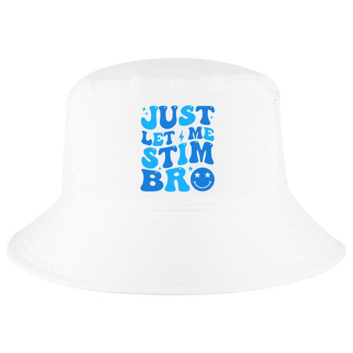 Just Let Me Stim Bro Smile Face Retro Cool Comfort Performance Bucket Hat
