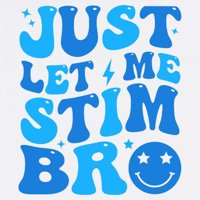 Just Let Me Stim Bro Smile Face Retro Cool Comfort Performance Bucket Hat