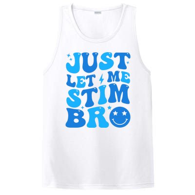 Just Let Me Stim Bro Smile Face Retro PosiCharge Competitor Tank