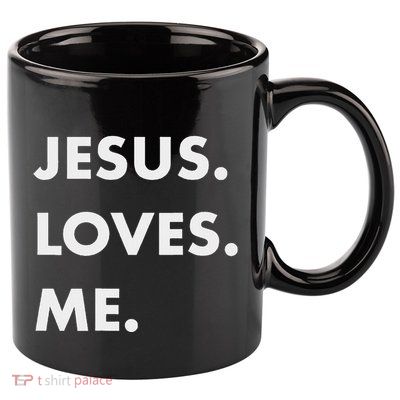 Jesus Loves Me Christian Believe God Love Faith 11oz C Handle Ceramic Mug
