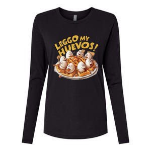 Jokes Leggo My Huevos! Womens Cotton Relaxed Long Sleeve T-Shirt