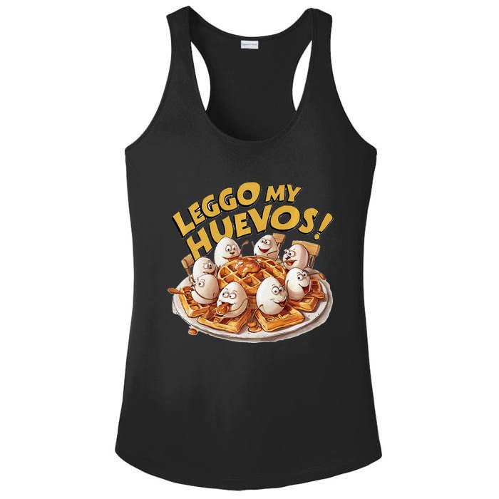 Jokes Leggo My Huevos! Ladies PosiCharge Competitor Racerback Tank