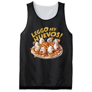 Jokes Leggo My Huevos! Mesh Reversible Basketball Jersey Tank