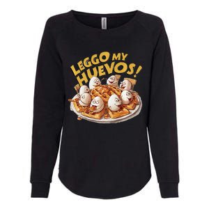 Jokes Leggo My Huevos! Womens California Wash Sweatshirt