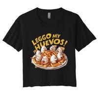 Jokes Leggo My Huevos! Women's Crop Top Tee